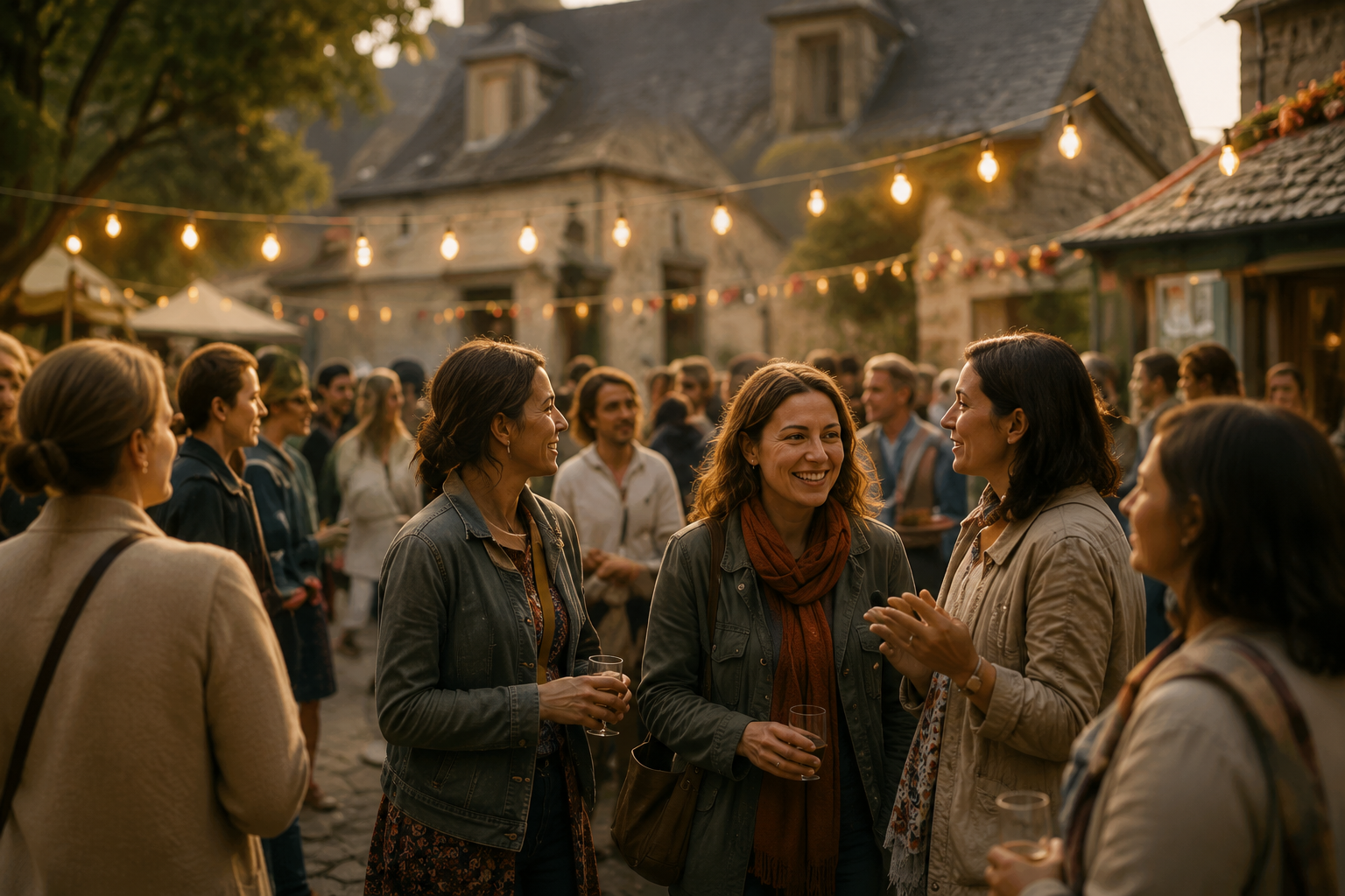 Fête de village en Bretagne