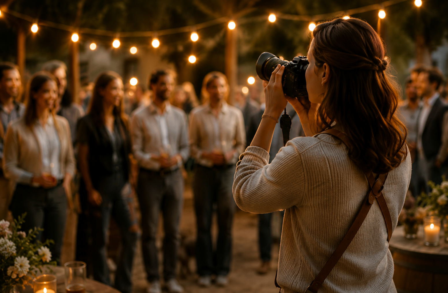 Héloïse photographie un mariage